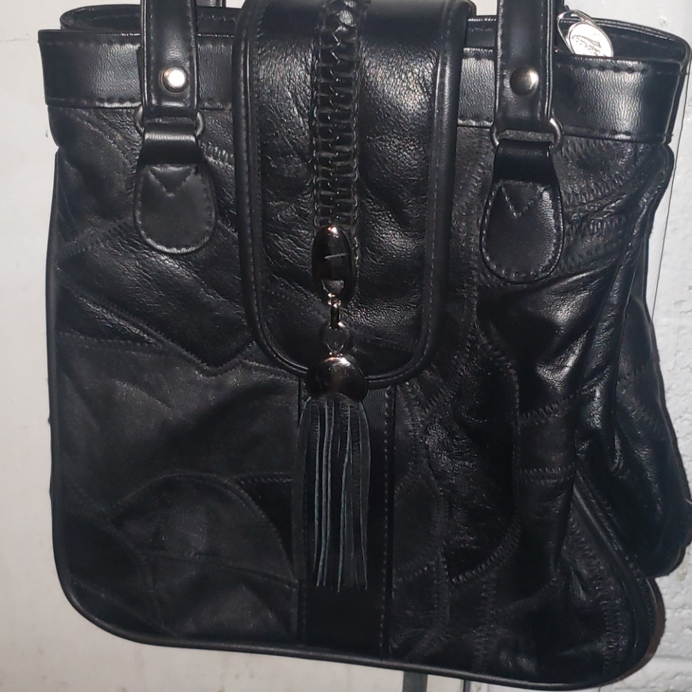 Super Cute Patchwork Leather Purse - image 1